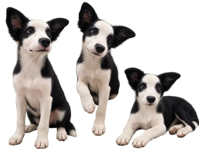 Fêmea raça Boder Collie