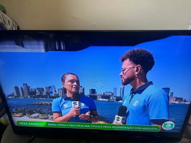 Tv 32 polegadas tela quebrada