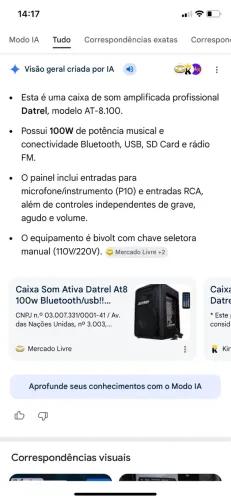 Aparelho de som. Caixas