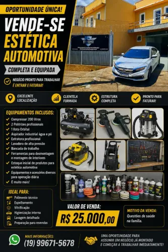 Estética automotiva completa