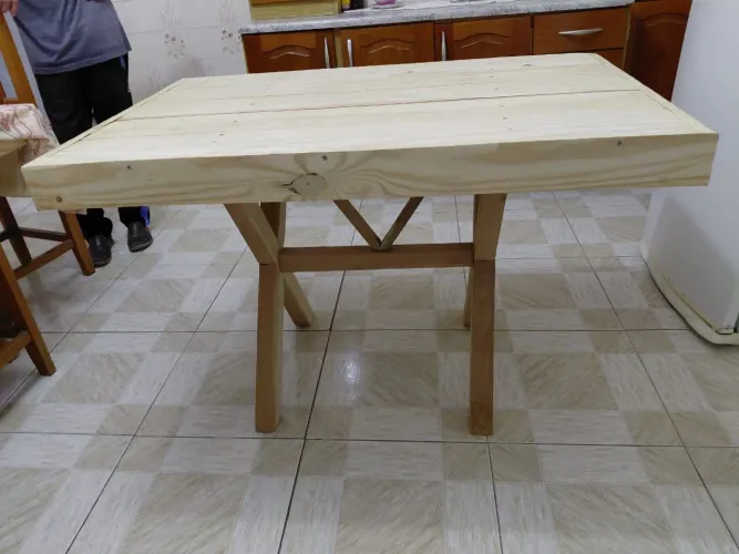 Mesa e Bancos - Lindos Artesanal