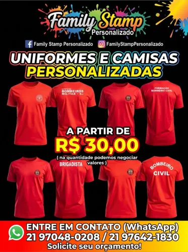 Uniformes , Cursos, Camisas Personalizadas