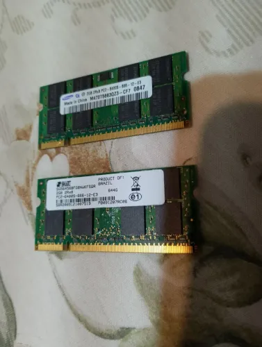 Memória ram ddr2 4GB notebook 