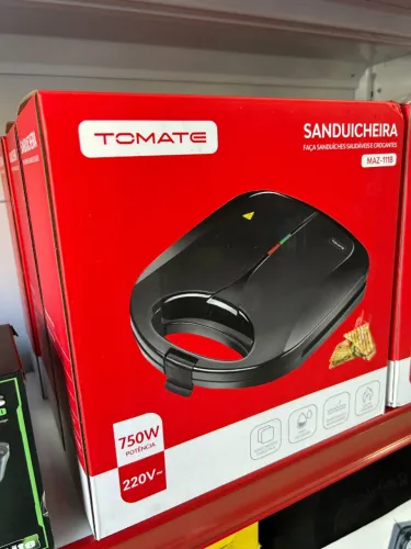 Sanduicheira e Grill Elétrico Antiaderente