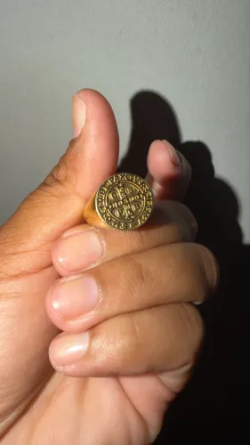 Anel de prata 925 banhada a ouro 18k 