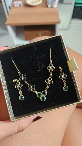 Conjunto semijoia com garantia