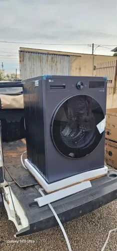 Lava e Seca LG 15kg Black Inox