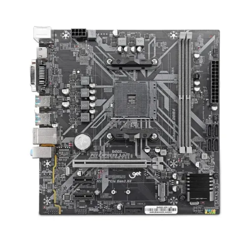 Placa-Mãe AM4 Gaming B450M DDR4 Get HDMI M.2 Frete Grátis