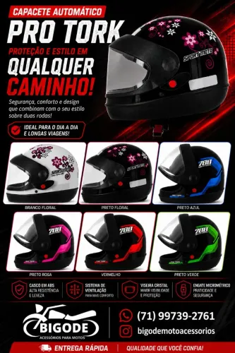 Capacete Automático Oferta