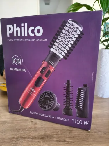 Escova rotativa philco ceramic spin ion brush