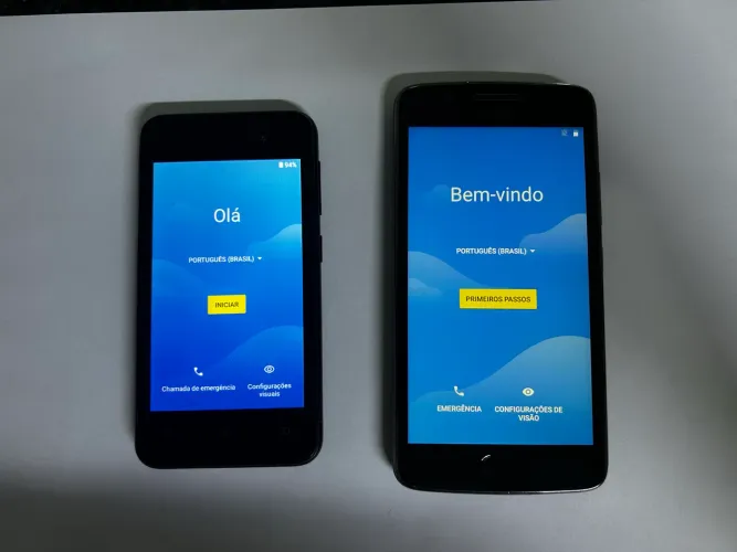 Dois celulares moto g5 e lite 2 Multilaser