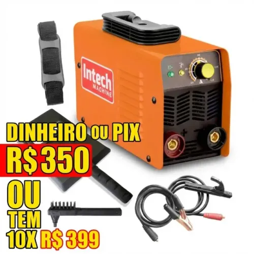 Inversor de Solda 130A Intech Machine SMI130 - Novo com 1 Ano de Garantia