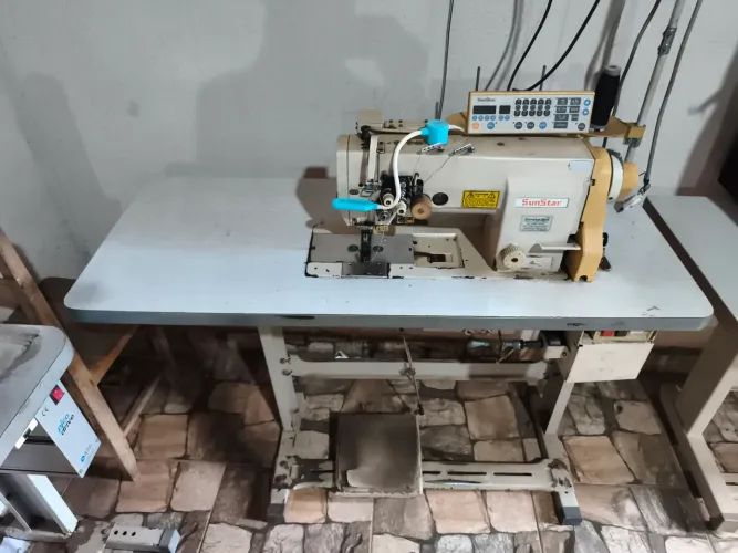 Máquina alternada para jeans industrial
