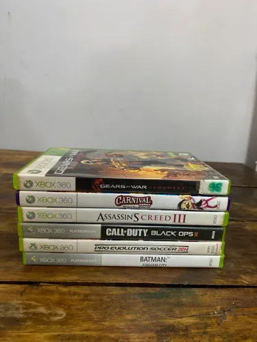LOTE 6 JOGOS XBOX 360 ORIGINAL (ENVIO OLX PAY)