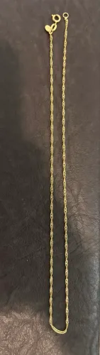 Corrente Singapura Bruna Semi joias 45cm