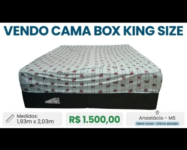 Cama King Size Gazin