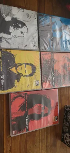 Box com 5 DVDs lacrados 50 anos de Rock'n Roll