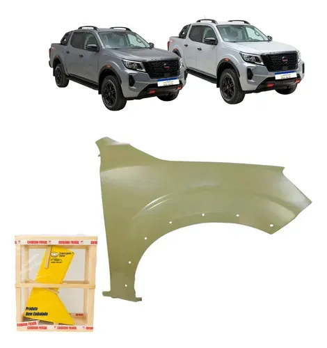 Paralama Nissan Frontier 2022 A 2025 Pro4x C/f Moldura Novo