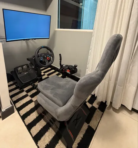 Cockpit de Simulador Completo - Pronto para Jogar!