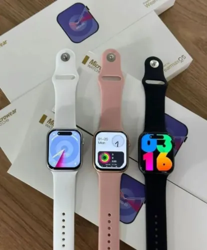 Smartwatch w99 com ilha dinâmica