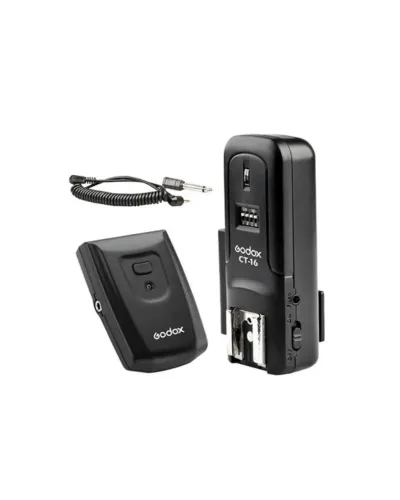 Radio Flash Godox Ct-16 Canais Com Transmissor E Receptor