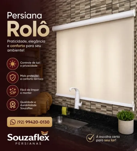 Cortina rolo Durabilidade e Estilo