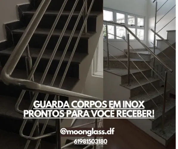 Se é pra proteger, tem que ser inox - GUARDA CORPOS EM INOX