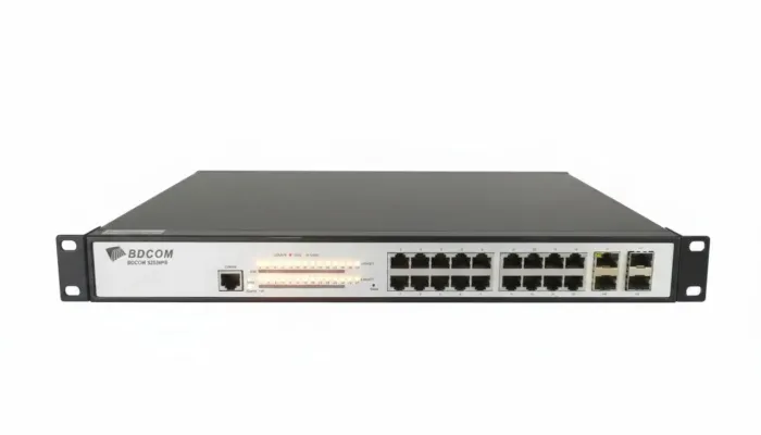 Speed dome + switch 24 portas põe gerenciável 