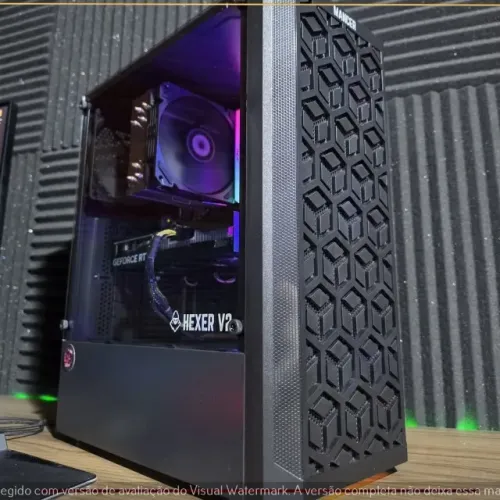 PC Gamer Ryzen 5 5600X RTX 4060 8GB 16GB DDR4 3200 SSD NVMe 500GB A520M-HDV