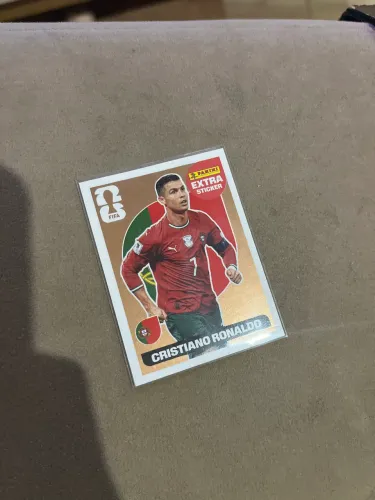 Figurinha extra sticker CR7