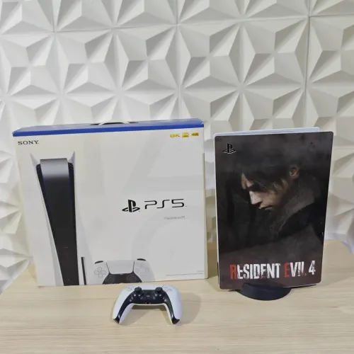 Ps5 1tb midia fisica 1jogo 1 controle