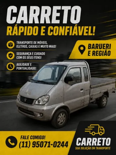 Carreto em Barueri e região 