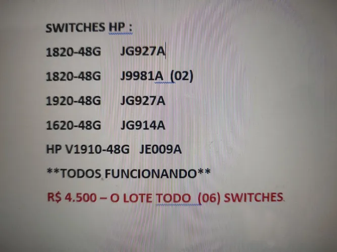 Switches HP