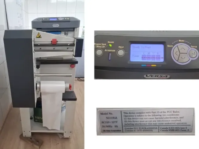 Impressora Versa Press + Label Cut etiquetas rolo