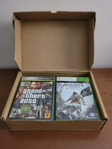 Lote 9 Jogos Originais Xbox 360 Gta Iv, Ac Iv, Bo2 (Usado)