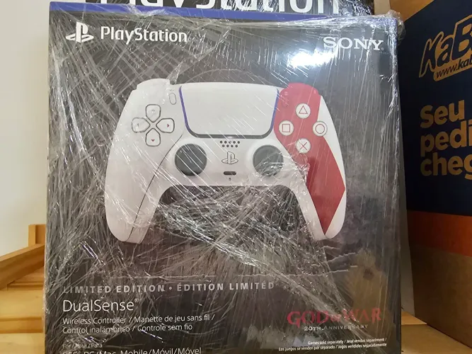 Controle ps5 edição limitada god of war.