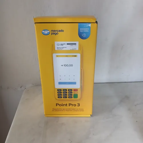 Maquininha que aceita todos os meios de pagamento. Point Pro.