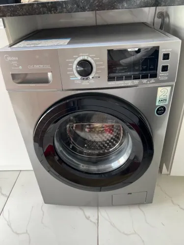 Máquina de Lavar Frontal Midea 11kg Inverter Smart - Prata