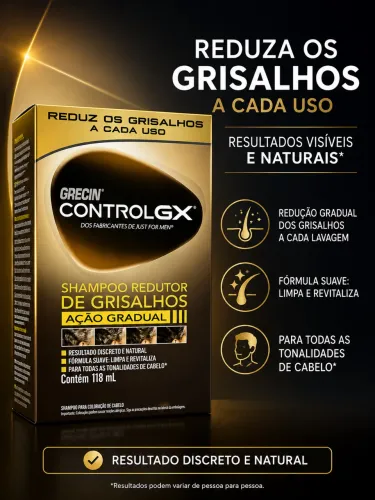 Shampoo redutor de grisalhos 