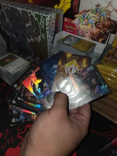 Riftbound lote cartas foils e runas!!
