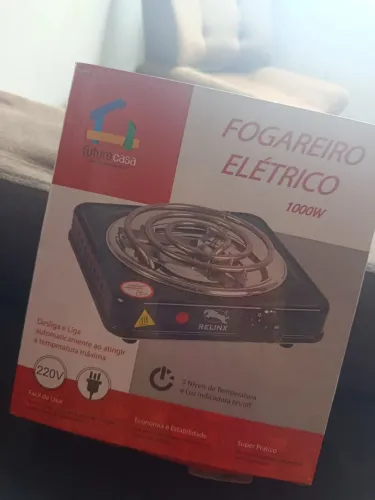 Fogareiro elétrico 1000W
