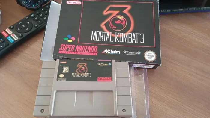 fita , jogo MORTAL KOMBAT 3 Super Nintendo