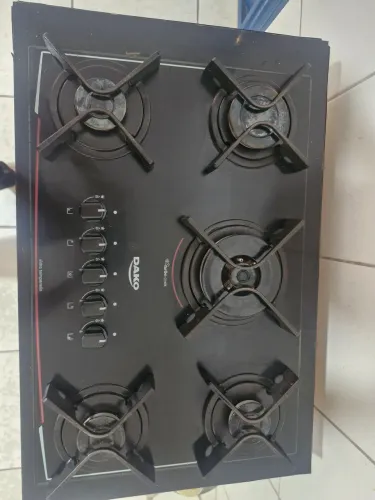 Fogão cooktop e balcão 
