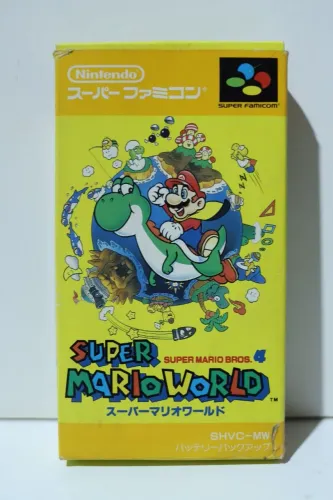 Super Mario world Japan em ótimo estado com caixa SNES super famicom