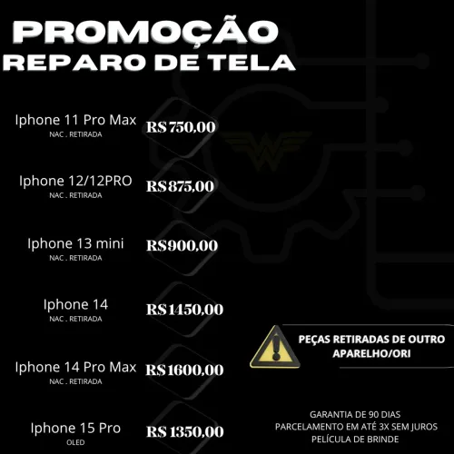 Troca de tela Apple 