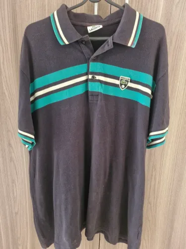R$ 150 | Camisa Polo Lacoste | Tamanho 7 | Usada | Pequena Mancha Na Gola | Excelente