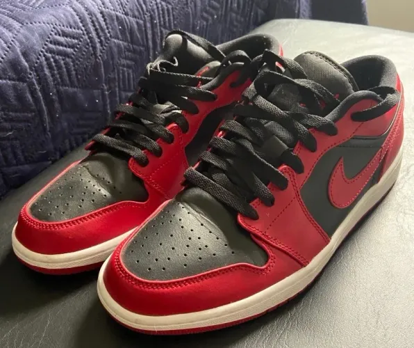 tênis air jordan 1 low reserve bred - tamanho 40/41