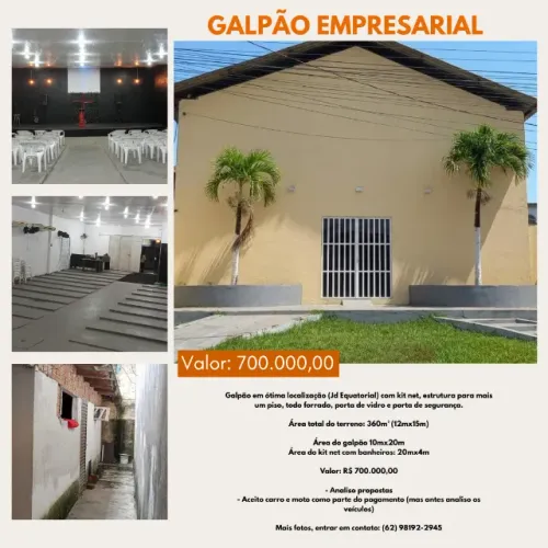 Galpão empresarial