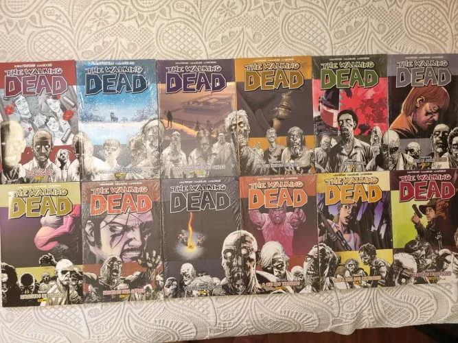 Coleção The Walking Dead Panini vols. 1 a 12