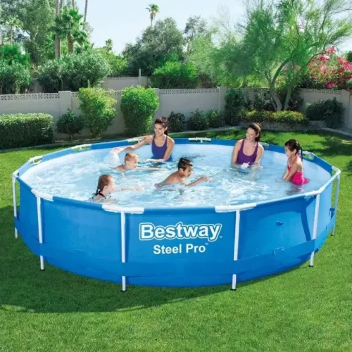 Piscina Bestway Steel Pro 3,66m x 76cm - R$ 550